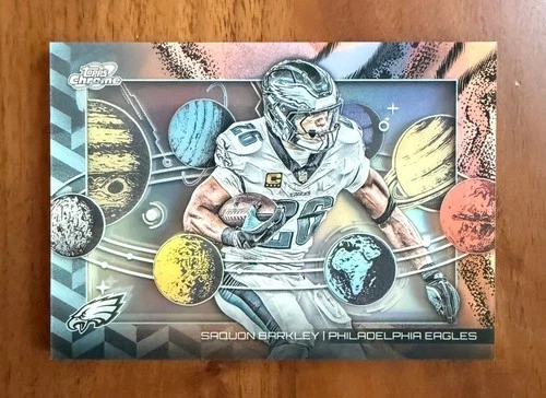 2025 Topps Cosmic Chrome Saquon Barkley Base (RAW)