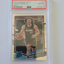Panini Donruss Optic Rated Rookie Holo #216 Jaime Jaquez Jr. PSA 10 Miami Heat