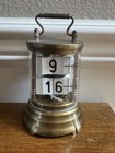 VINTAGE 1970 HOROLOVAR PLATO FLIP CLOCK PARTS REPAIR WEST GERMANY SEVEN JEWELS — photo 6
