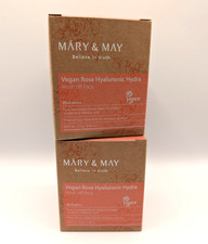 x2 [MARY&MAY] ROSE HYALURONIC HYDRA WASH OFF PACK 125G