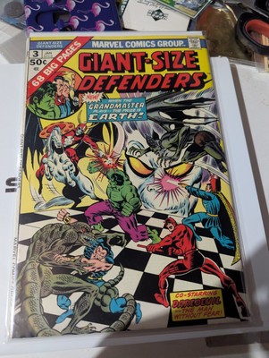 Giant Size Defenders #3 **FIRST APP. KORVAK-STARLIN** -MARVEL COMICS -1975