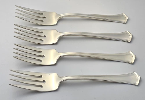 (4)  Wallace AMERICA Sterling Silver Forks 6 7/8" - NO MONO - 188g