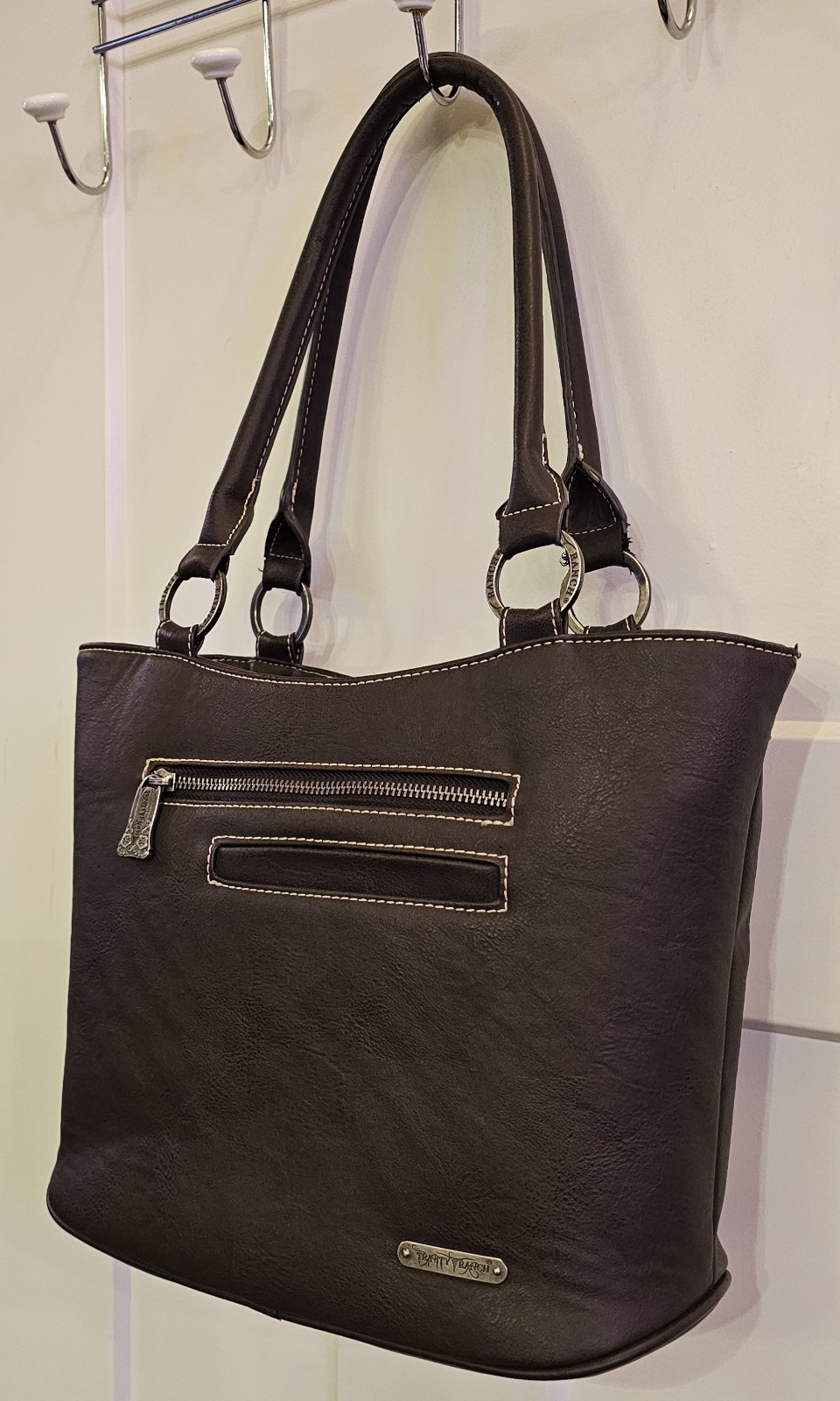 Trinity Ranch Western Studded Embossed Floral Sho… - image 5