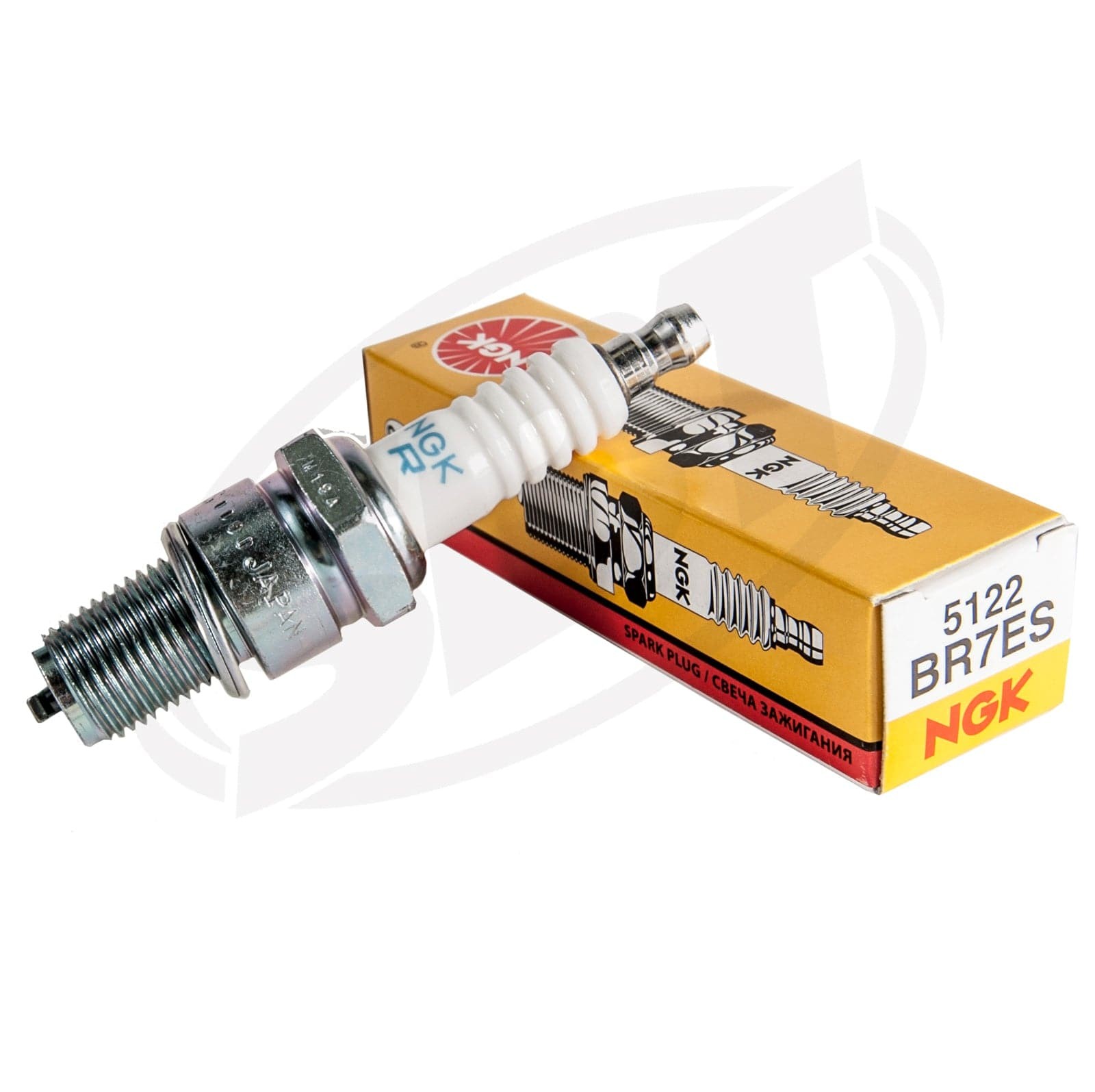 NGK BR7ES Spark Plug compatible with Sea-Doo and Kawasaki
