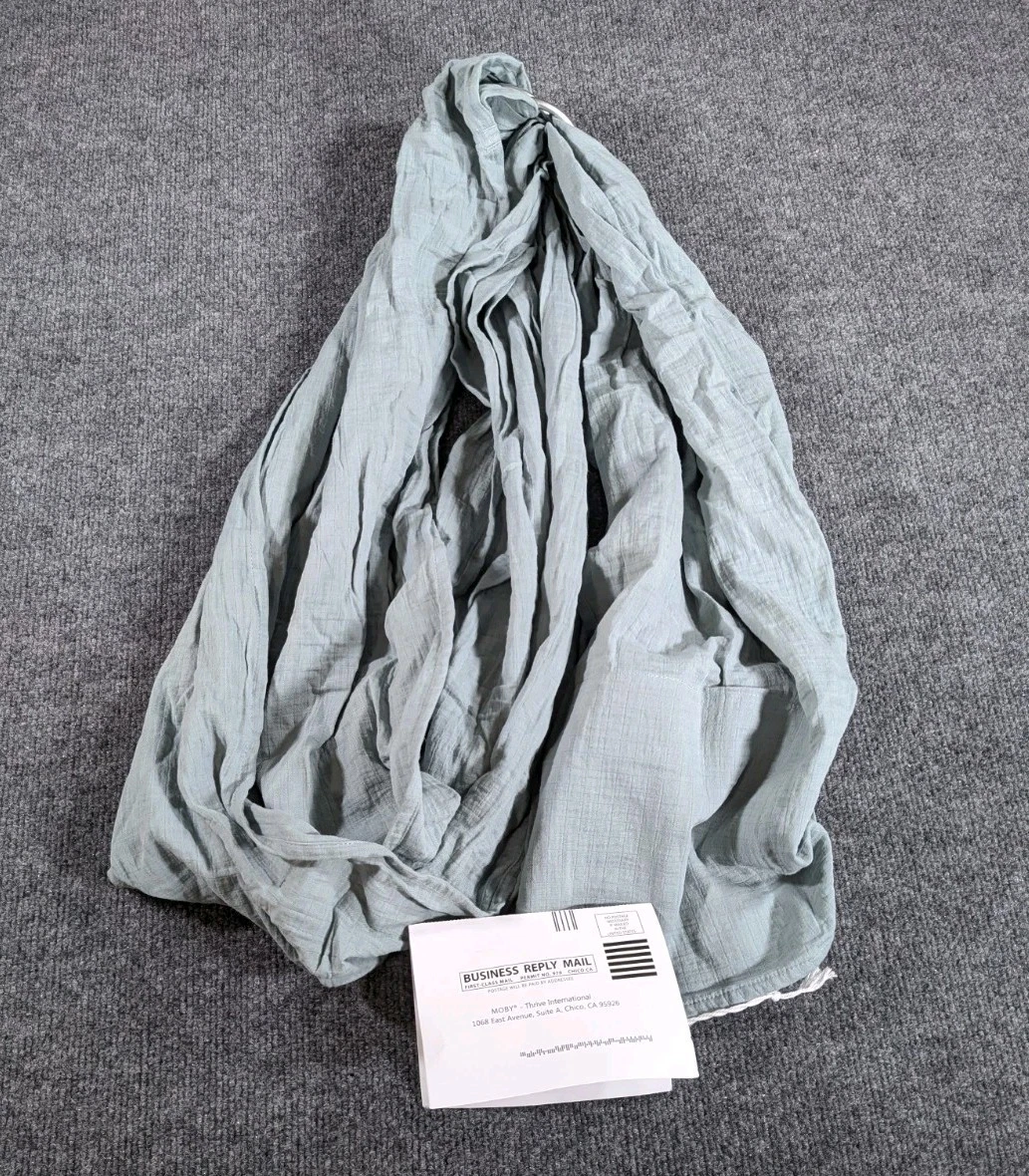 Moby Baby Ring Sling Double Gauze - Fern Color - MSL-FERN-EB