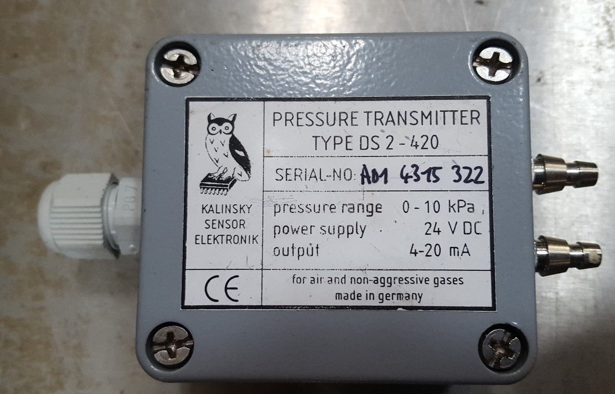 KALINSKY SENSOR DS2420 PRESSURE TRANSMITTER (R4S8.4B3) eBay
