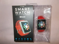 Brand New Red Hype Smart Watch Built In Camera Text Music Calls Steps Age 8+