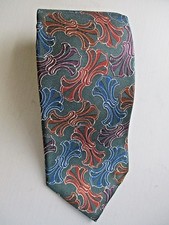 Jos A Bank Executive Couture Necktie Tie 100% Silk USA Made FUNKY Unique 60"