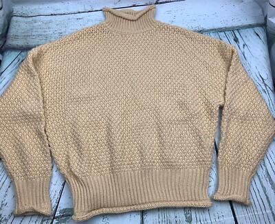 Womens Cropped Turtleneck Sweater Lantern Sleeve Ribbed Knit Pullover  Sweater
