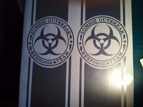 Zombie Response truck bed stripe Decal Will fit ford Chevy dodge toyota vinyl - Picture 3 of 5