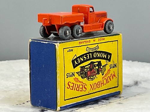 Matchbox Lesney,No 15A Prime Mover 1956 n,Mint,Genuine in Original Box - Picture 4 of 13