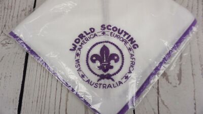 Vintage Boy Scout Neckerchief World Scouting Australia Europe New Old Stock