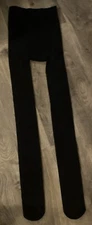 Winter Thermal Warm Thick Black Tights Sz L/XL 95% Polyester 5% Spandex W20 In28
