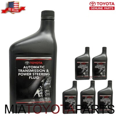 5 Genuine Toyota Lexus Automatic Transmission Fluid ATF Dexron III