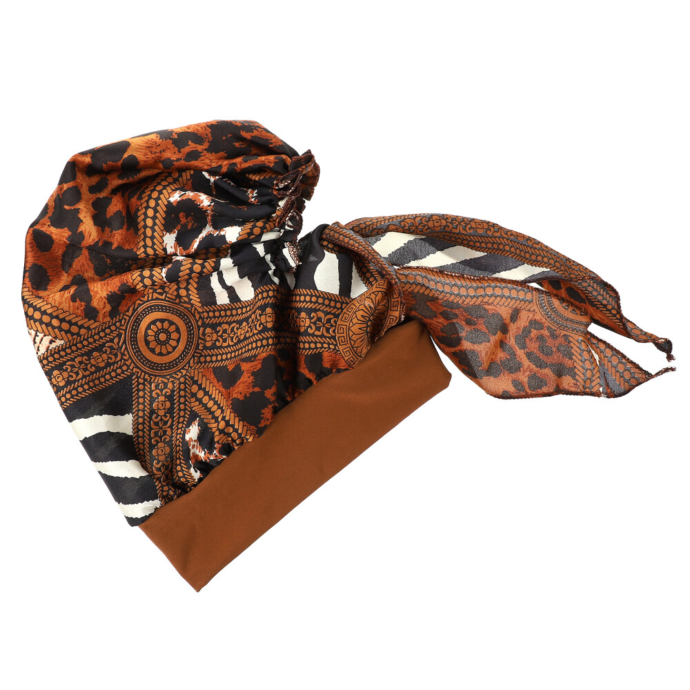 Satin Hat Bandana Hair Loss Elastic Turban Chemo Satin Salon