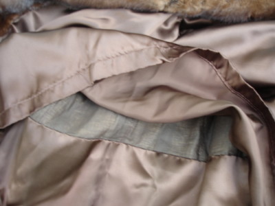 Manteau Vintage En Vison Des Années 60-70 - Taille 38, Marron, Mi-long, Excellent état