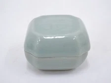 4560592: JAPANESE TEA CEREMONY / CELADON KOGO(INCENSE CONTAINER) / KYO WARE
