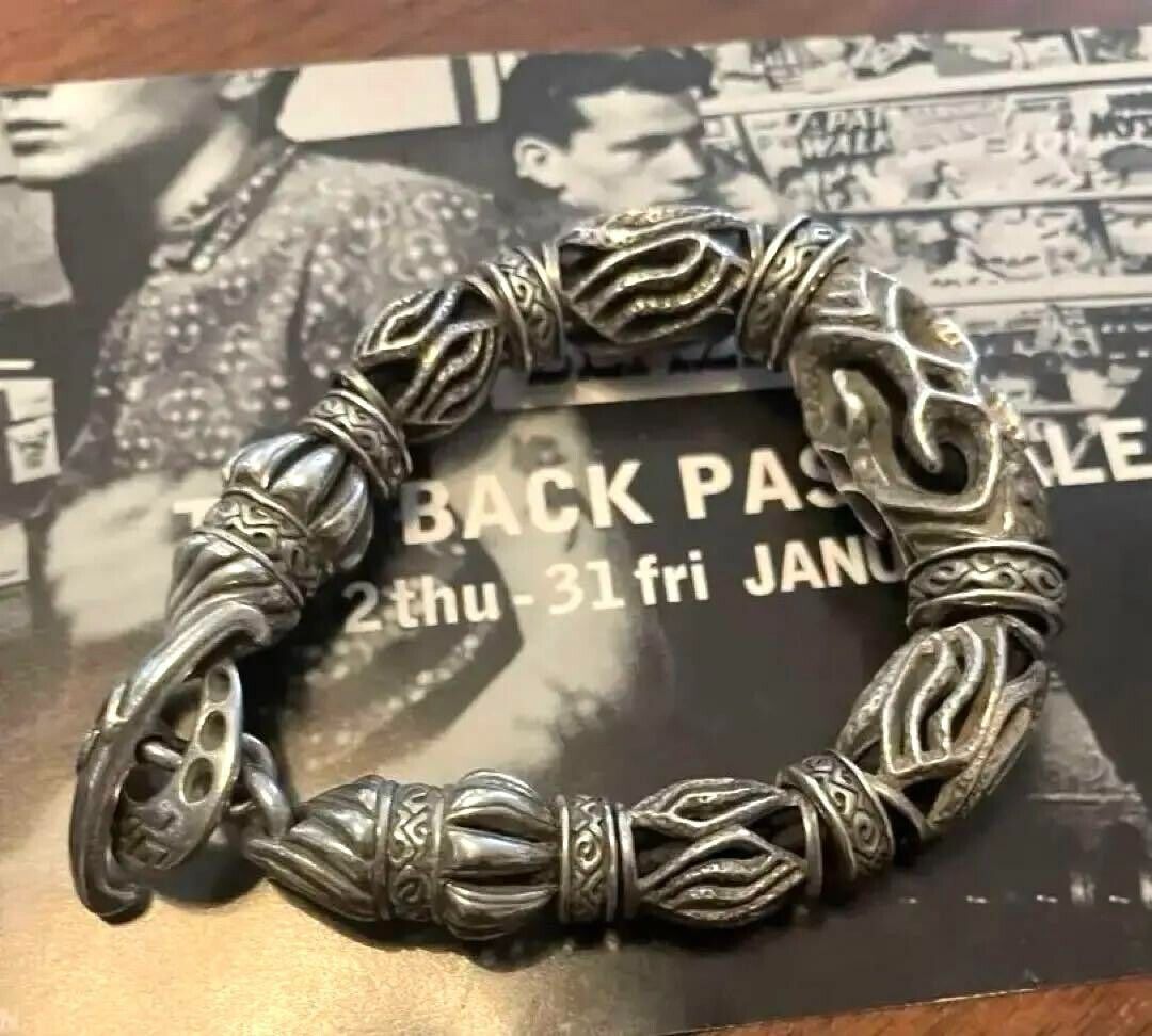 Nagual Silver Leather Bracelet Rare Used From JP vintage | eBay Nagual Silver Leather Bracelet Rare Used From JP vintage | eBay