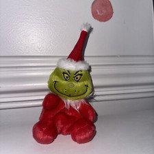 Aurora Grinch Plush Dr Seuss Toy Stuffed Animal Palm Pals Christmas Hang Tag 6"