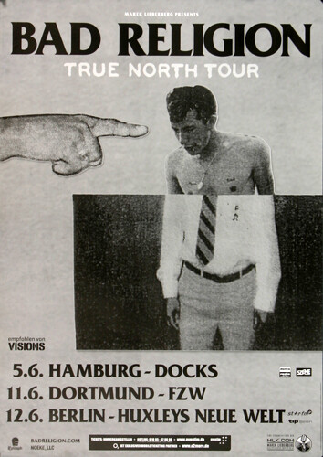 Bad Religion - True North , Hamburg 2013 | Konzertplakat | Poster-image