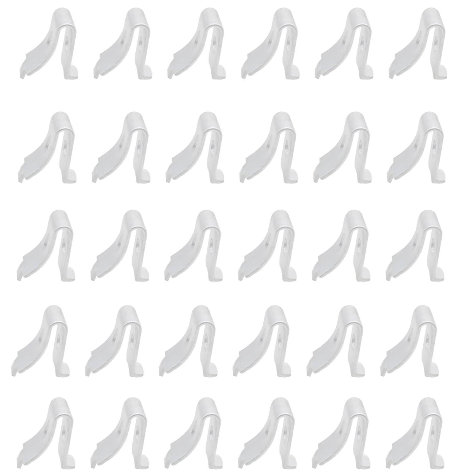 30-Piece Adjustable Metal Shelf Clips for Cabinets – Durable Support Brackets & Pegs-image