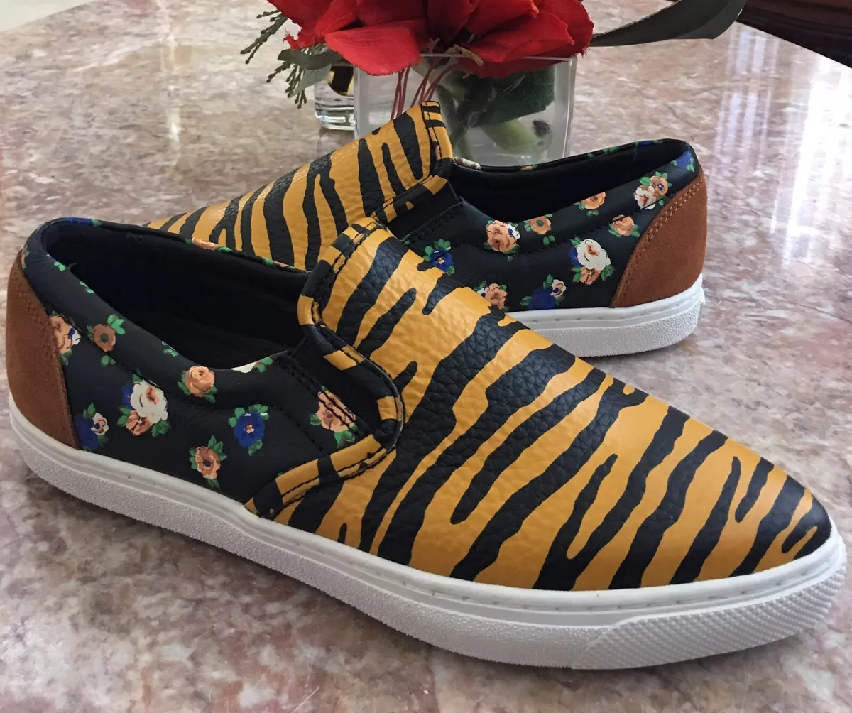 Tiger sales print sneakers