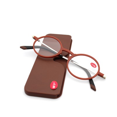 Ultra Optics Reading Glasses With Case Folding Thin Easy Carry New-For women men