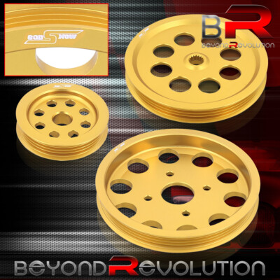 For Nissan Skyline BCNR33 BNR34 GTS RB20DET RB25 RB26 Light Weight Pulley Kit Gd
