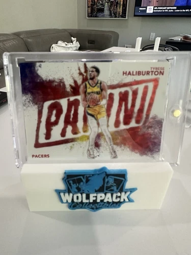 Tyrese Haliburton 2024 Panini National VIP Gold Color Blast Silver Vinyl /10