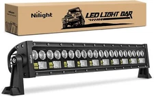 Nilight 22Inch 120W Spot Flood Combo Led Light Bar Off Road Driving Lights