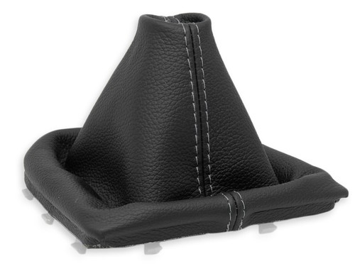 Gear Stick Gaiter For Hyundai I20 2008-2014 Genuine Leather White Stitching | UK - View #5