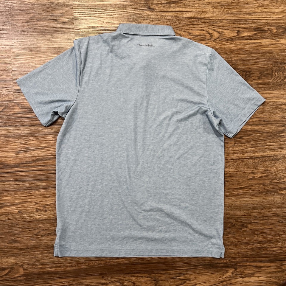 Travis Mathew Golf Playmaker Beer Buckets Logo Blue Polo Shirt Size XL