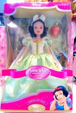 snow white porcelain keepsake doll