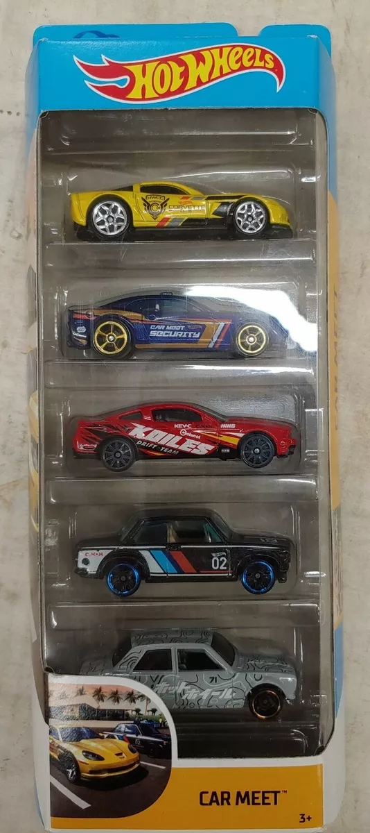 Hot wheels 5 store pack car meet