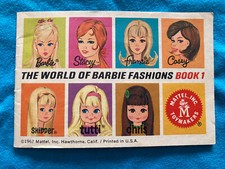 VINTAGE MATTEL 1967 THE WORLD OF BARBIE FASHION BOOK 1