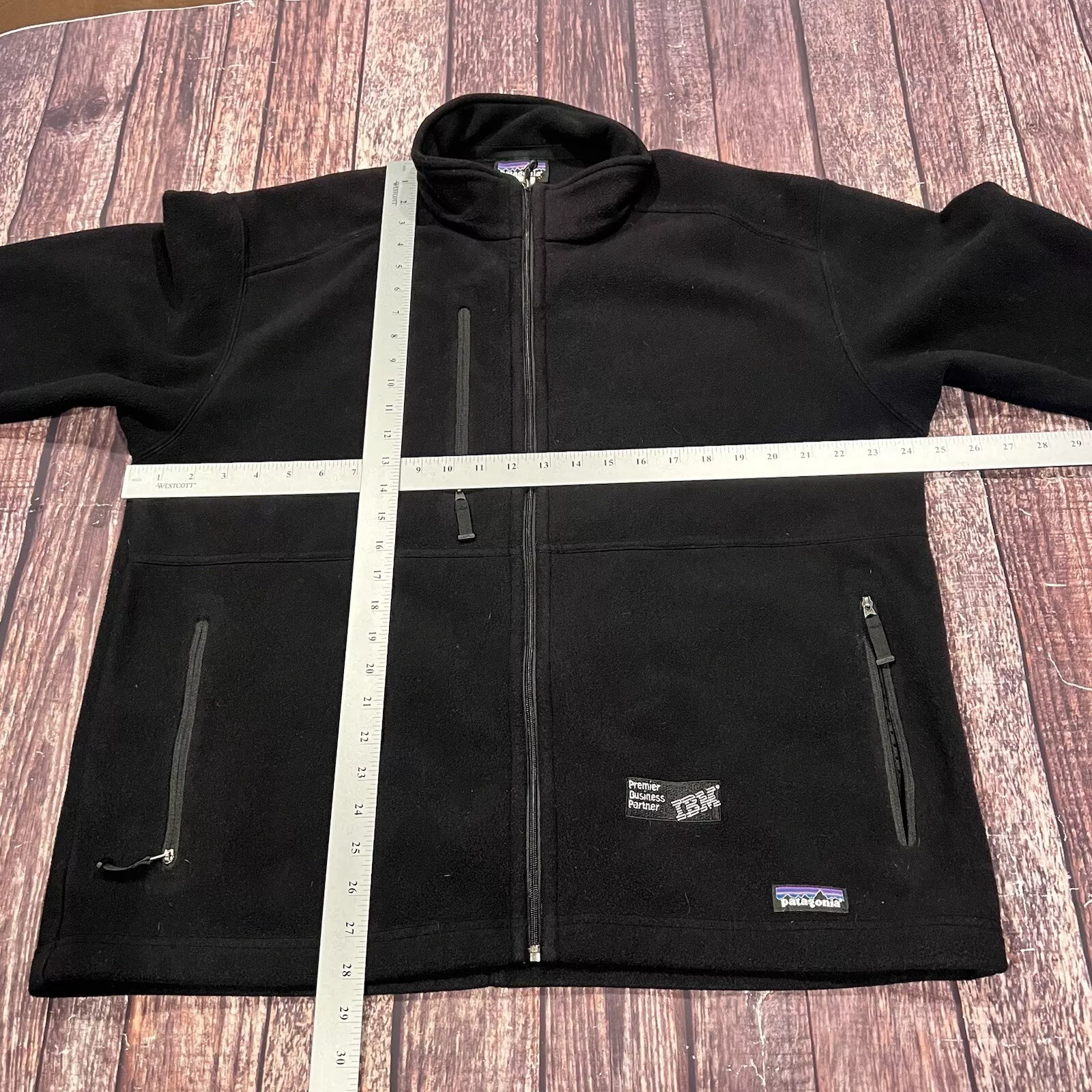 patagonia synchilla full zip logo jacket