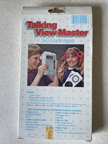 Lot of 3 Talking View Master 3-D Cartridges Fox Hound, Tweety Sylvester, Popeye - Picture 9 of 10