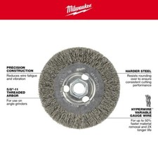 4" Radial Crimped Wheel- Carbon Steel 48-52-5070