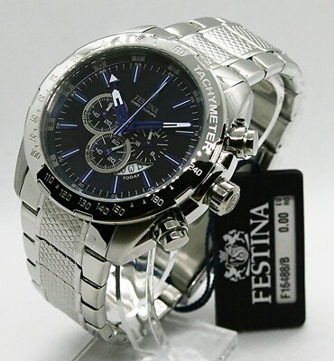 ✓ Festina F16488/B Herrenuhr Chronograph ✓
