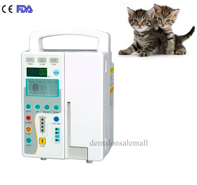 FDA Medical Infusion Pump IV & Fluid Pump with Voice and Visual Alarm Animal Use
