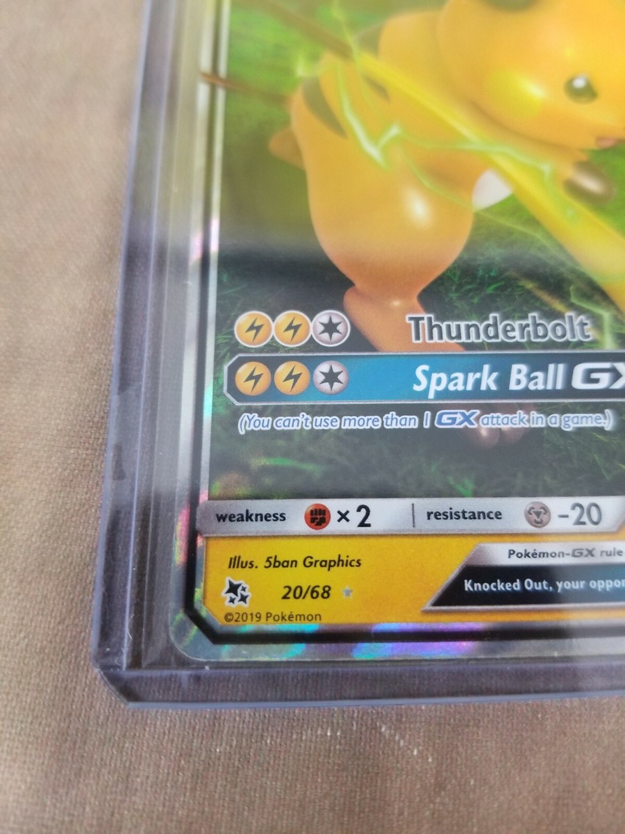 Raichu GX HP 210 Lightning Holo #20/68 Pokemon 2019 Card | eBay