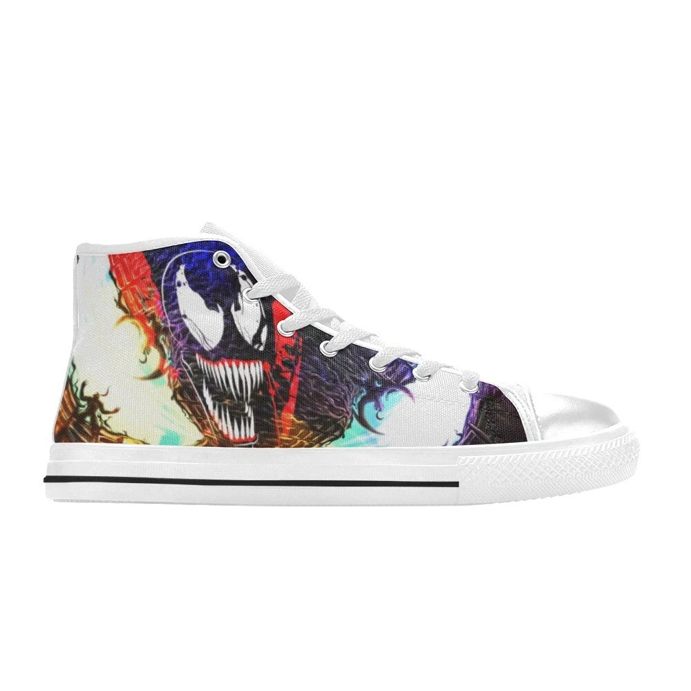 Venom Mens Sneakers High Top Canvas Casual