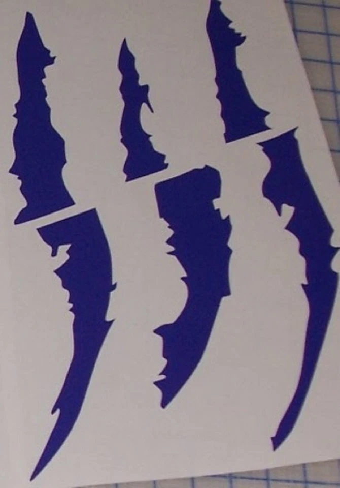 Calcomanías adhesivas gráficas rasgaduras faros garra para Chrysler 300 2005-2023 Foto 3 de 4