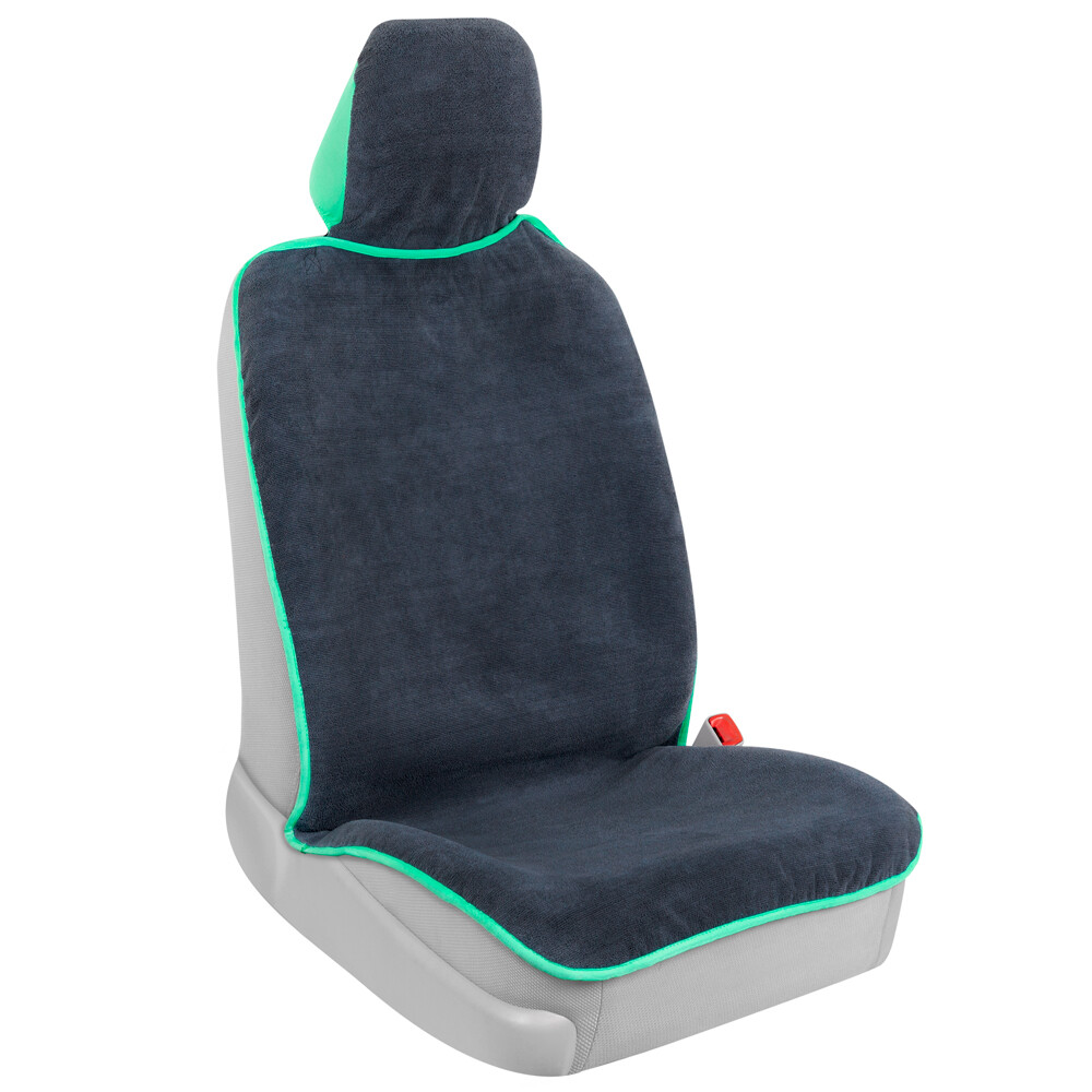 BDK GoFit Waterproof Car Seat Cover Towel - Front Seat Cover with Mint Trim