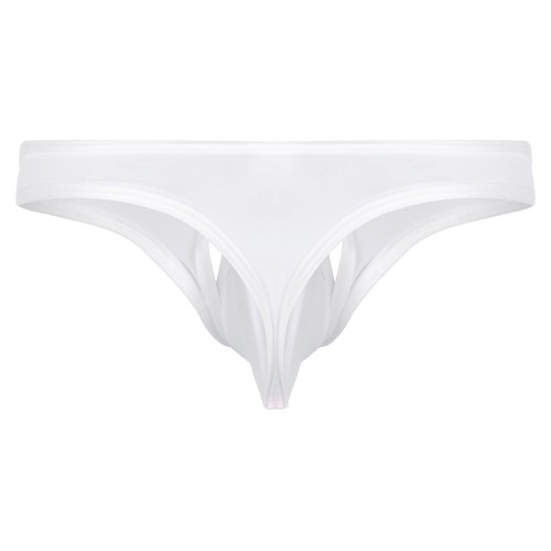 Mens Bulge Pouch Thongs Underwear Sexy Low Rise Seamless Bikini G-string Panties - Picture 15 of 84