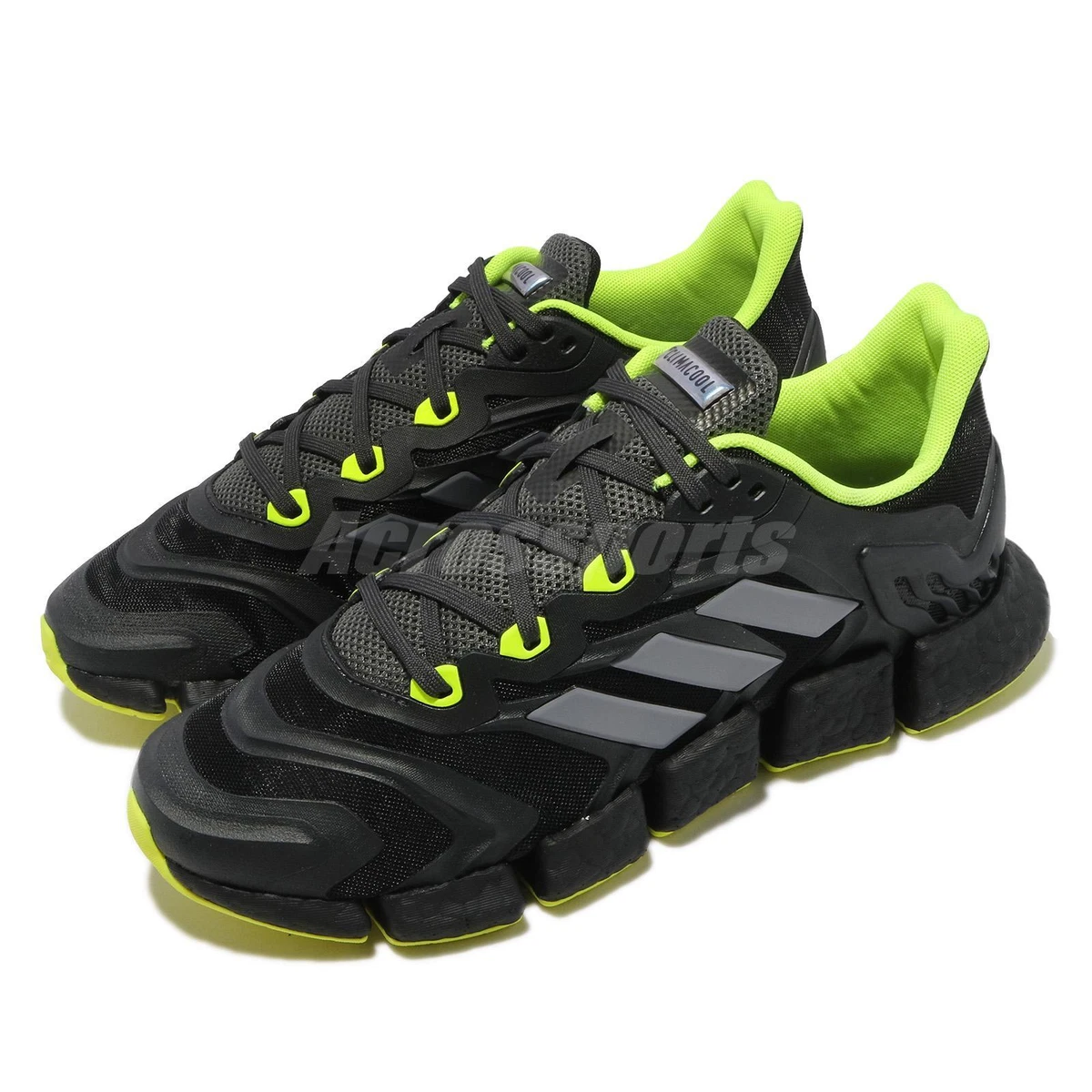 adidas BOOST Black Yellow Running Casual Shoes H67641 | eBay