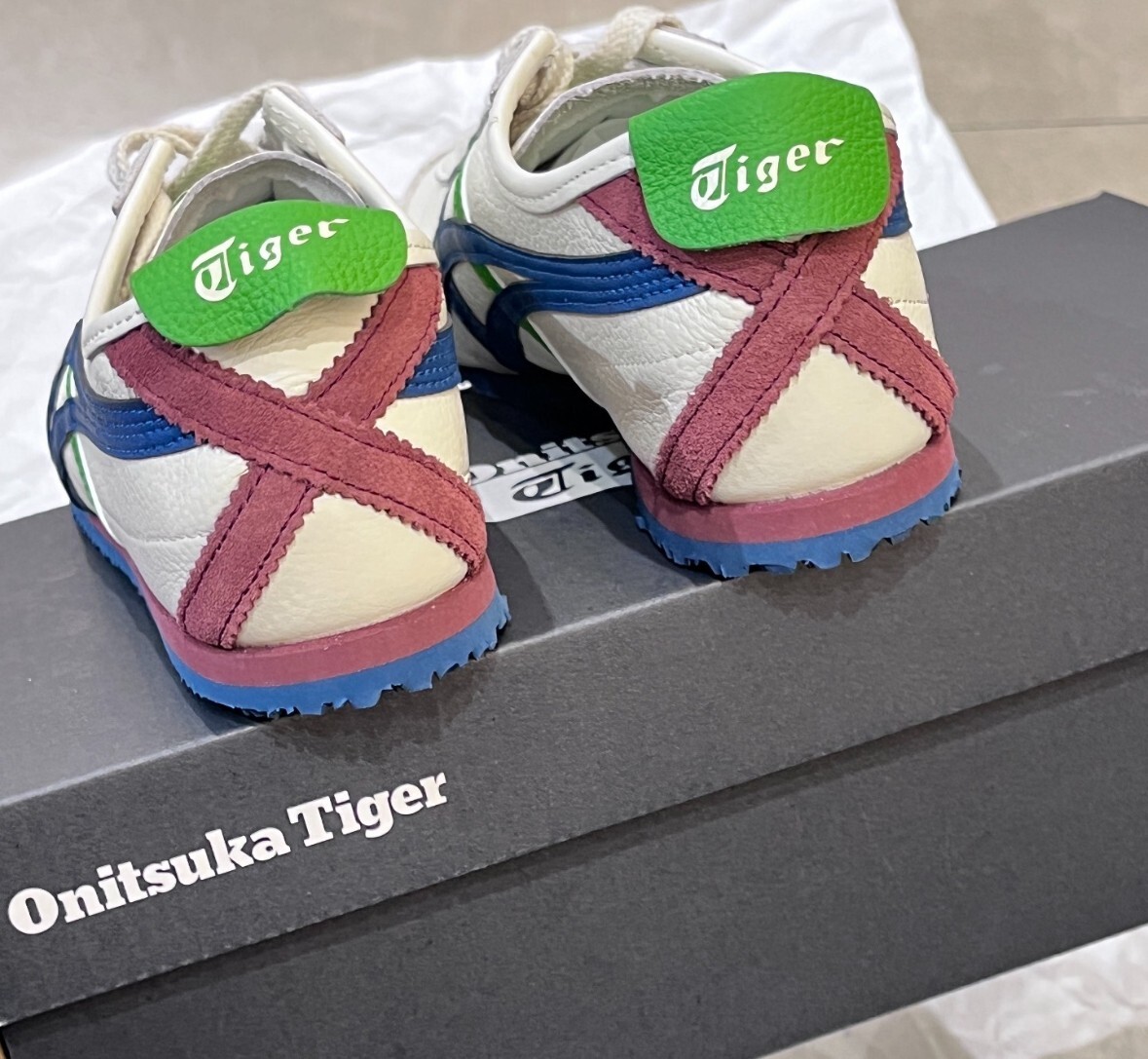 1183A201-115 Onitsuka Tiger Mexico 66 'Cream Mako Blue' | eBay