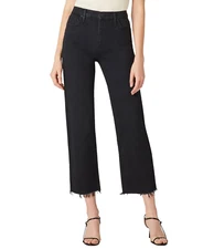 HUDSON Jeans Remi High-Rise Cropped Straight Jean in Worn In, Size 26