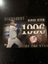 2015 topps  baseball highlight jeter card H 24