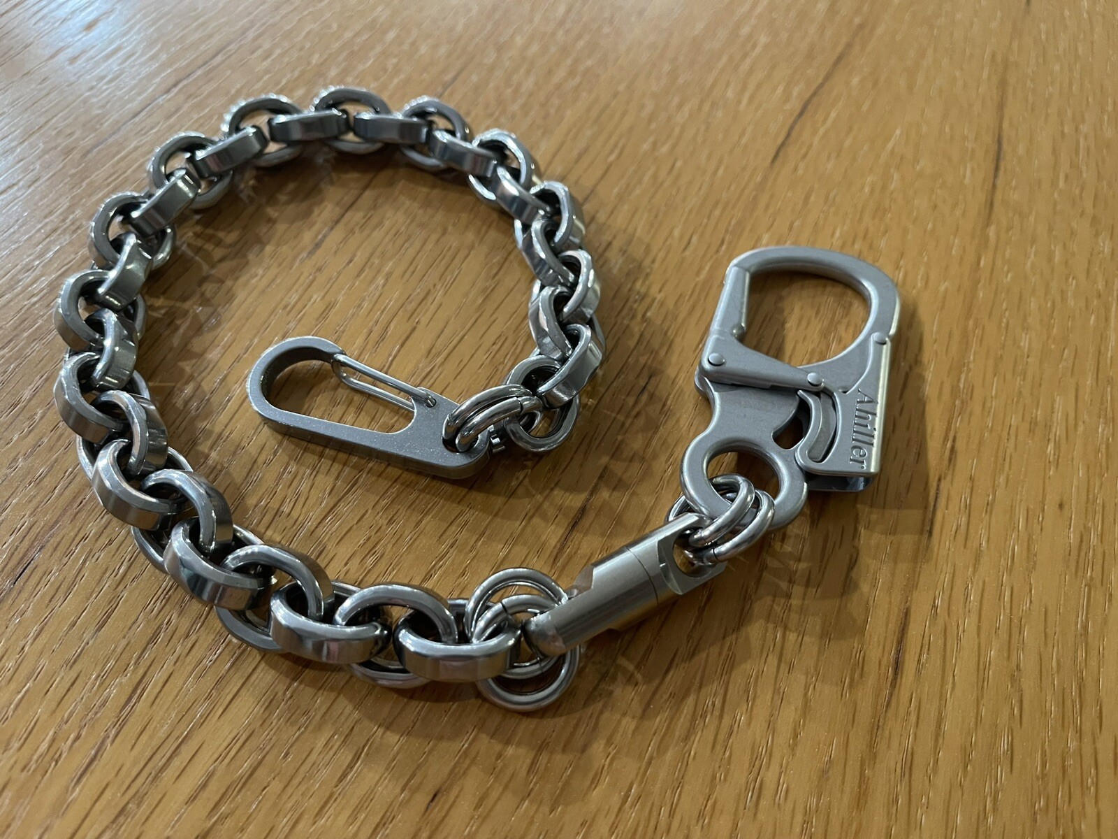 EDC Biker Wallet Chain, Heavy Duty Stainless Steel Fat Link Chain, 22 ...